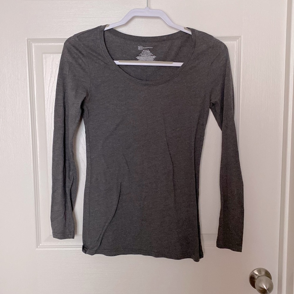 Gray Long Sleeve Shirt